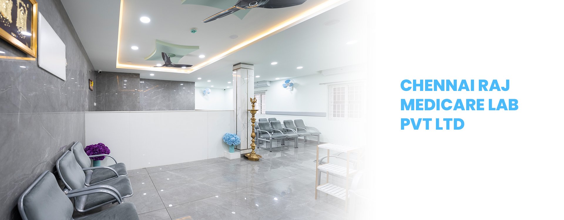 Raj Medicare Lab Pvt Ltd &ndash; reception area